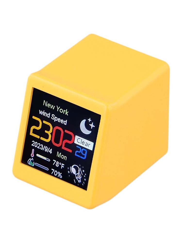 Multi Functional WiFi Weather Clock with Electronic Photo Album Feature