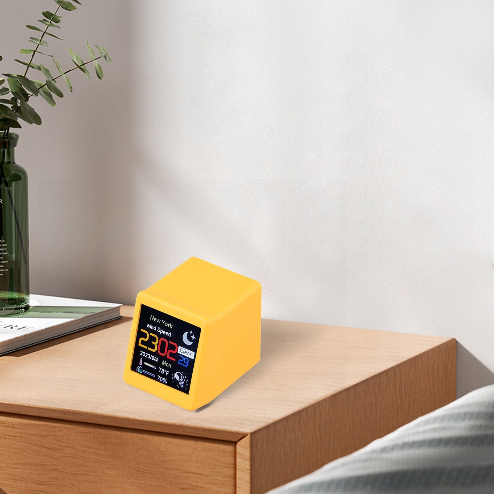 Multi Functional WiFi Weather Clock with Electronic Photo Album Feature