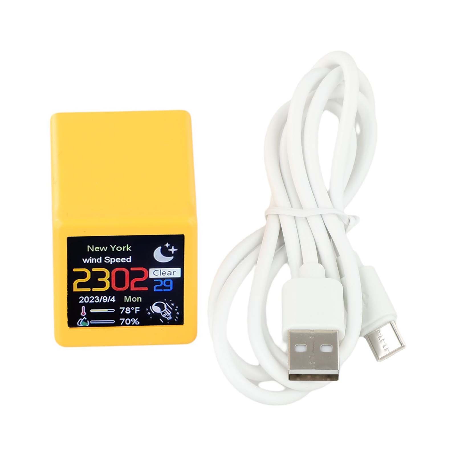 Multi Functional WiFi Weather Clock with Electronic Photo Album Feature