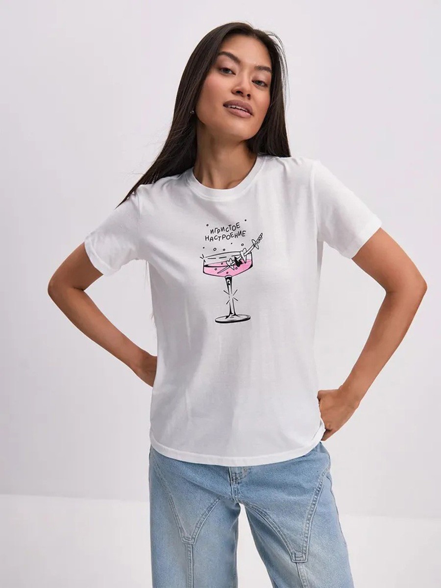 Lightweight Cotton T Shirt with Cartoon Print for Women Casual and Fashion - Picture 17 of 51