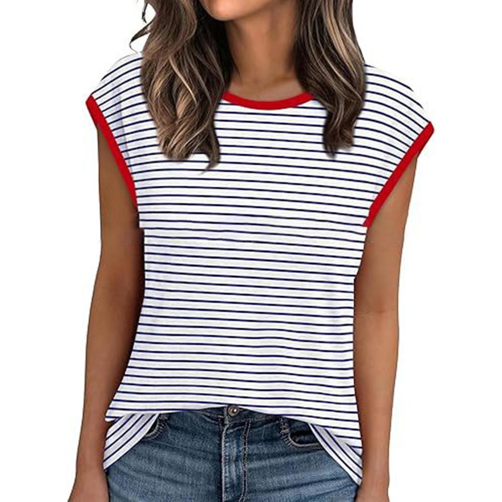 Women's Color Blocked Fashionable Casual Loose Knit Pullover Vest - Picture 28 of 32