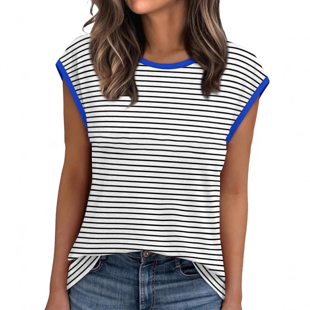 Women's Color Blocked Fashionable Casual Loose Knit Pullover Vest - Picture 27 of 32