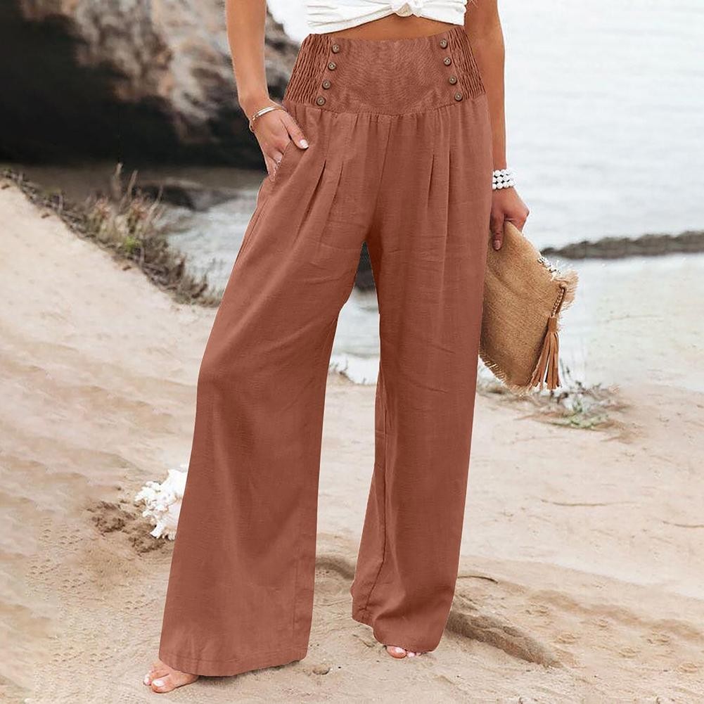 Fashionable Solid Color Casual Pants for Women for Daily and Club Activities - Picture 17 of 19