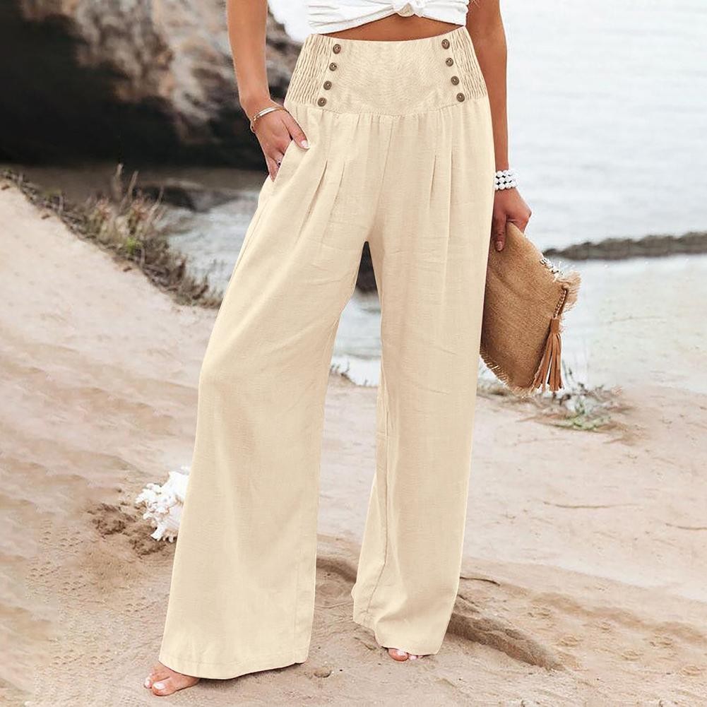Fashionable Solid Color Casual Pants for Women for Daily and Club Activities - Picture 12 of 19