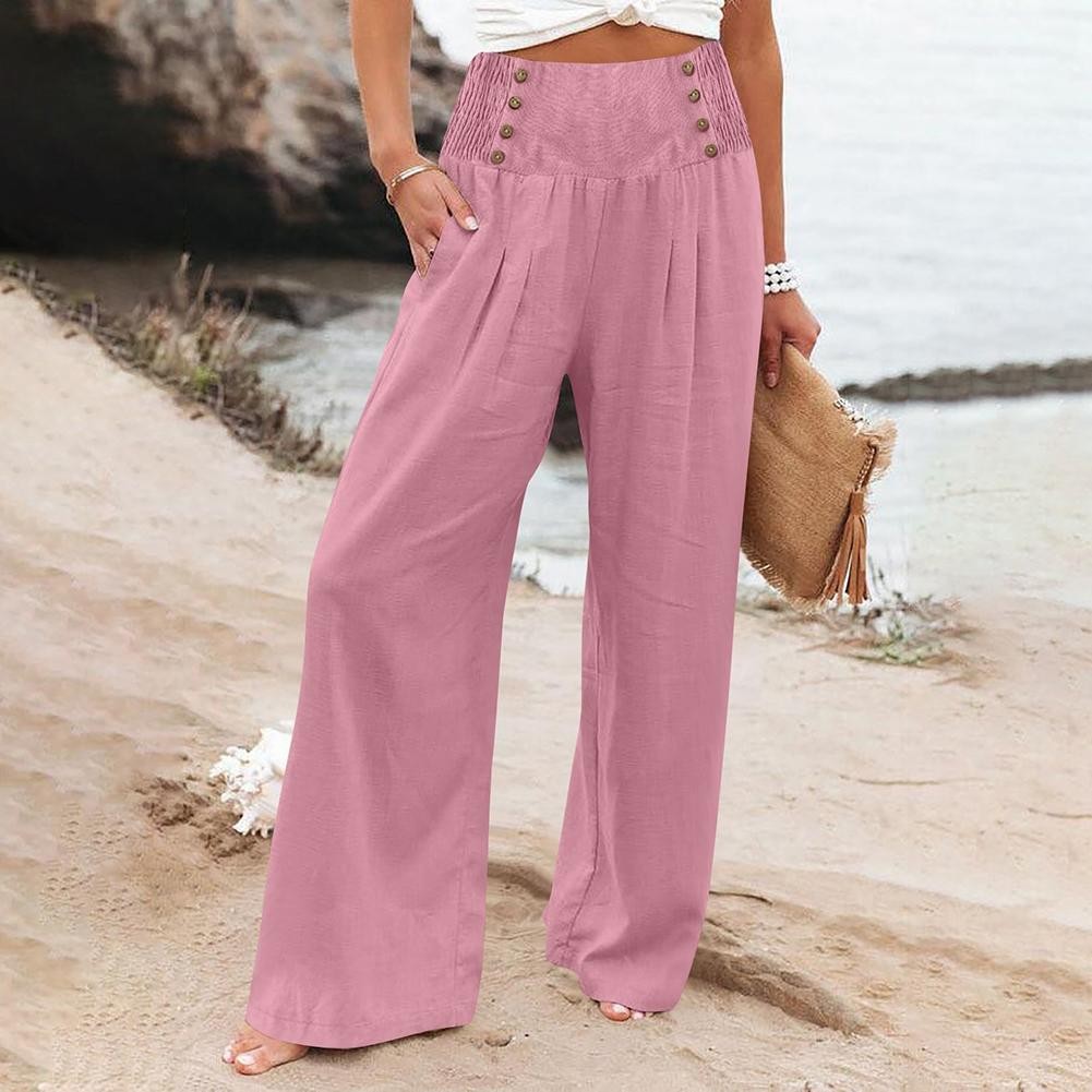 Fashionable Solid Color Casual Pants for Women for Daily and Club Activities - Picture 8 of 19