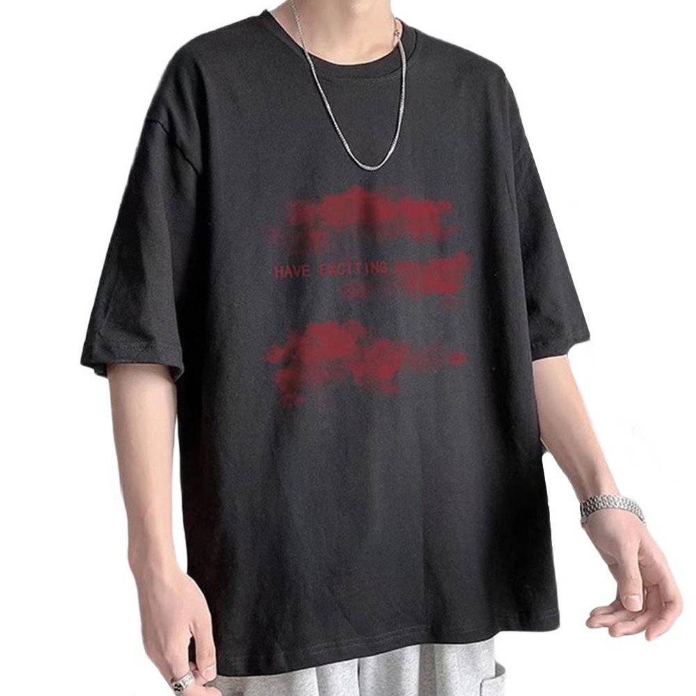 Breathable Mens T Shirt with Print Casual Short Sleeve for Summer Styles - Picture 14 of 20