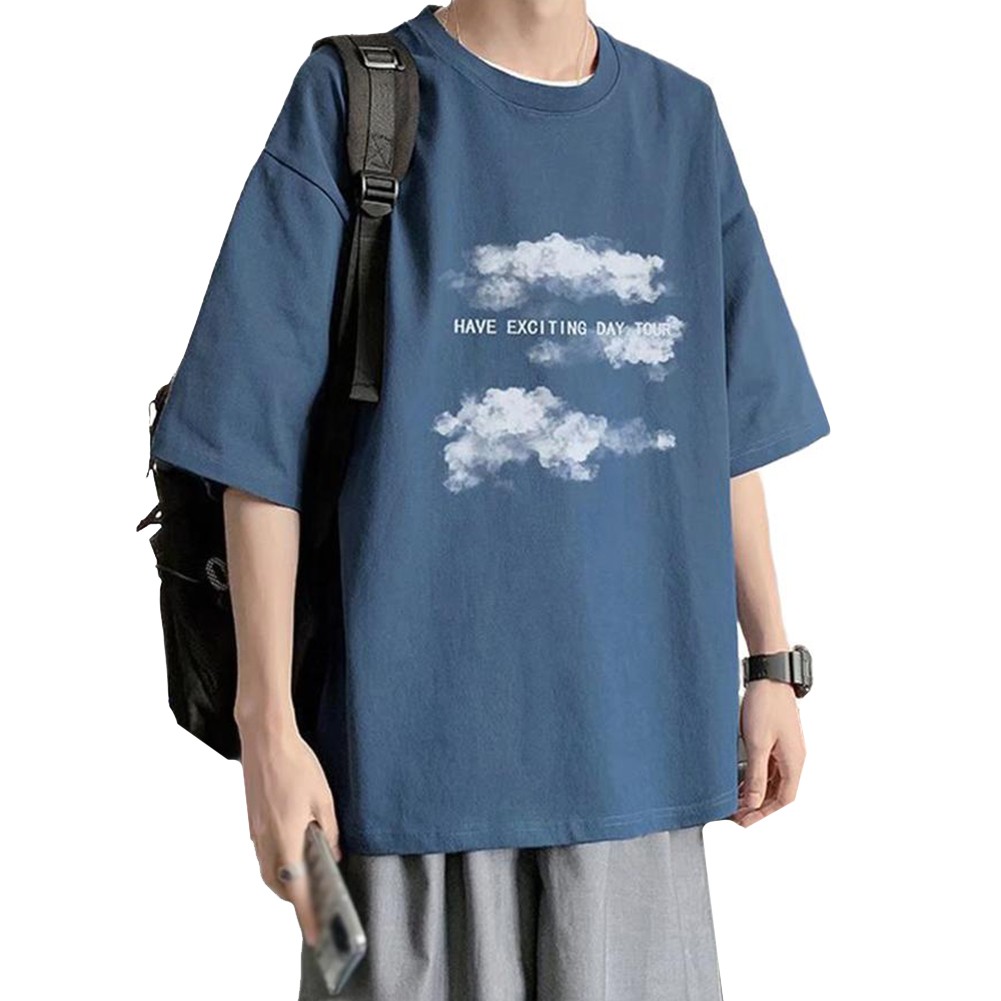 Breathable Mens T Shirt with Print Casual Short Sleeve for Summer Styles - Picture 18 of 20
