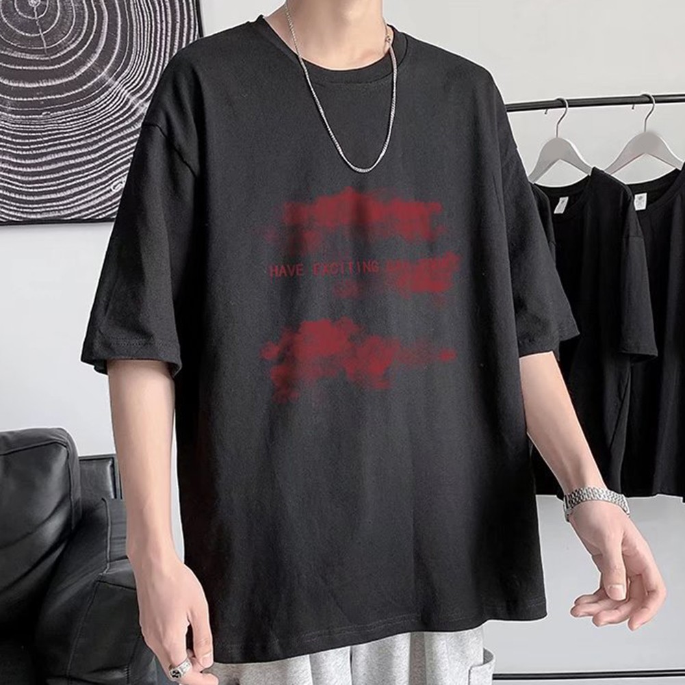 Breathable Mens T Shirt with Print Casual Short Sleeve for Summer Styles - Picture 16 of 20