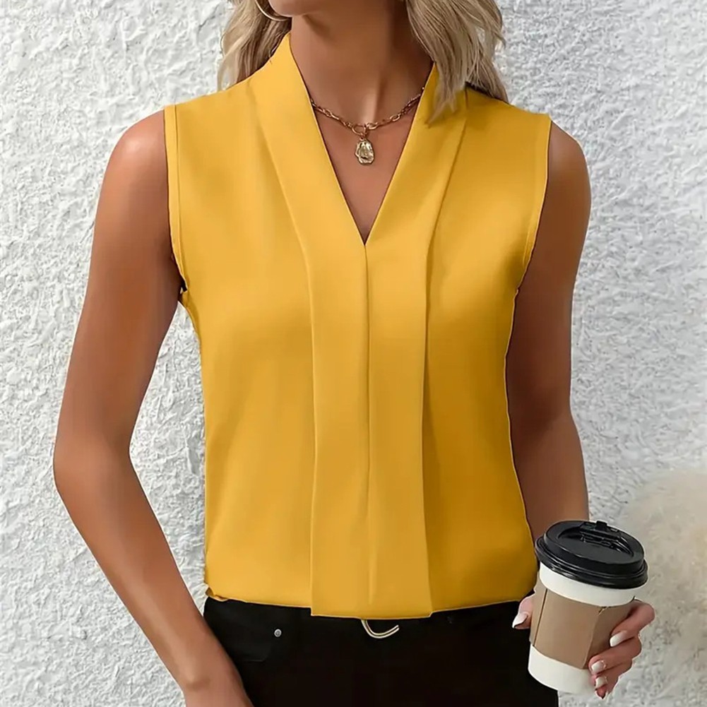 Light and Breathable V Neck Vest for Women Ideal for Spring and Summer Outings - Picture 71 of 84