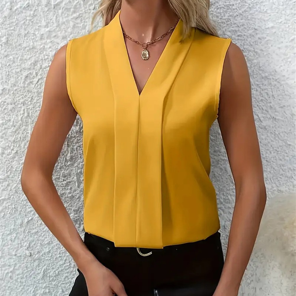Light and Breathable V Neck Vest for Women Ideal for Spring and Summer Outings - Picture 25 of 84
