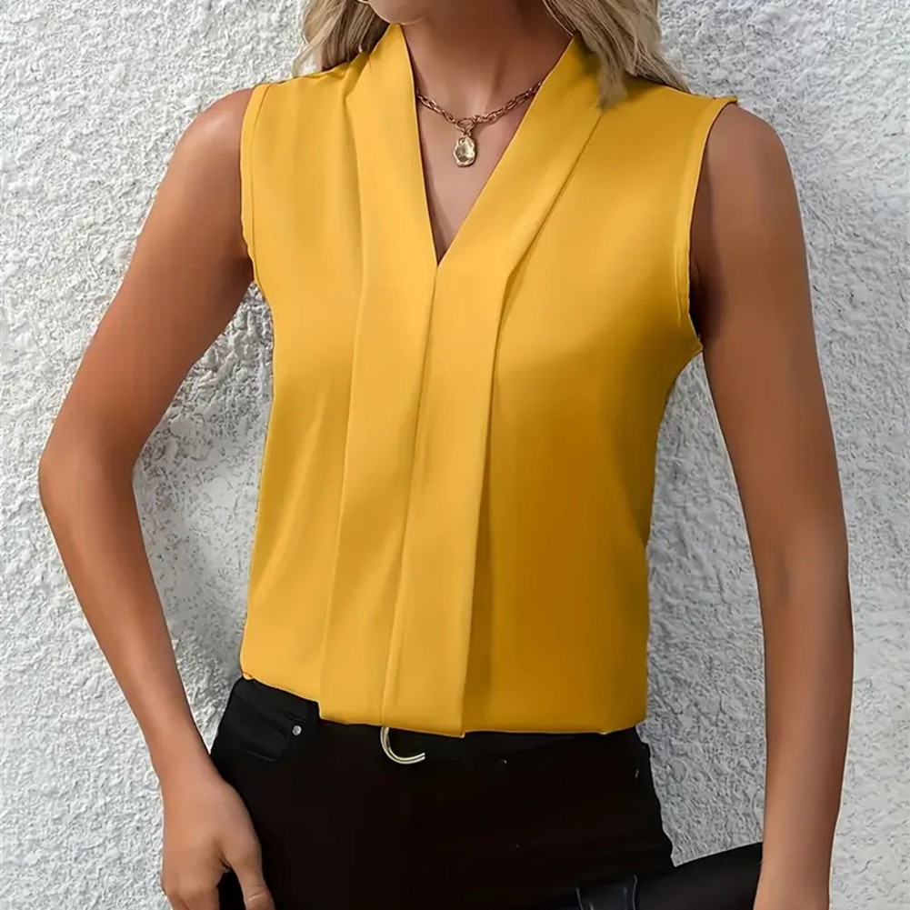 Light and Breathable V Neck Vest for Women Ideal for Spring and Summer Outings - Picture 35 of 84