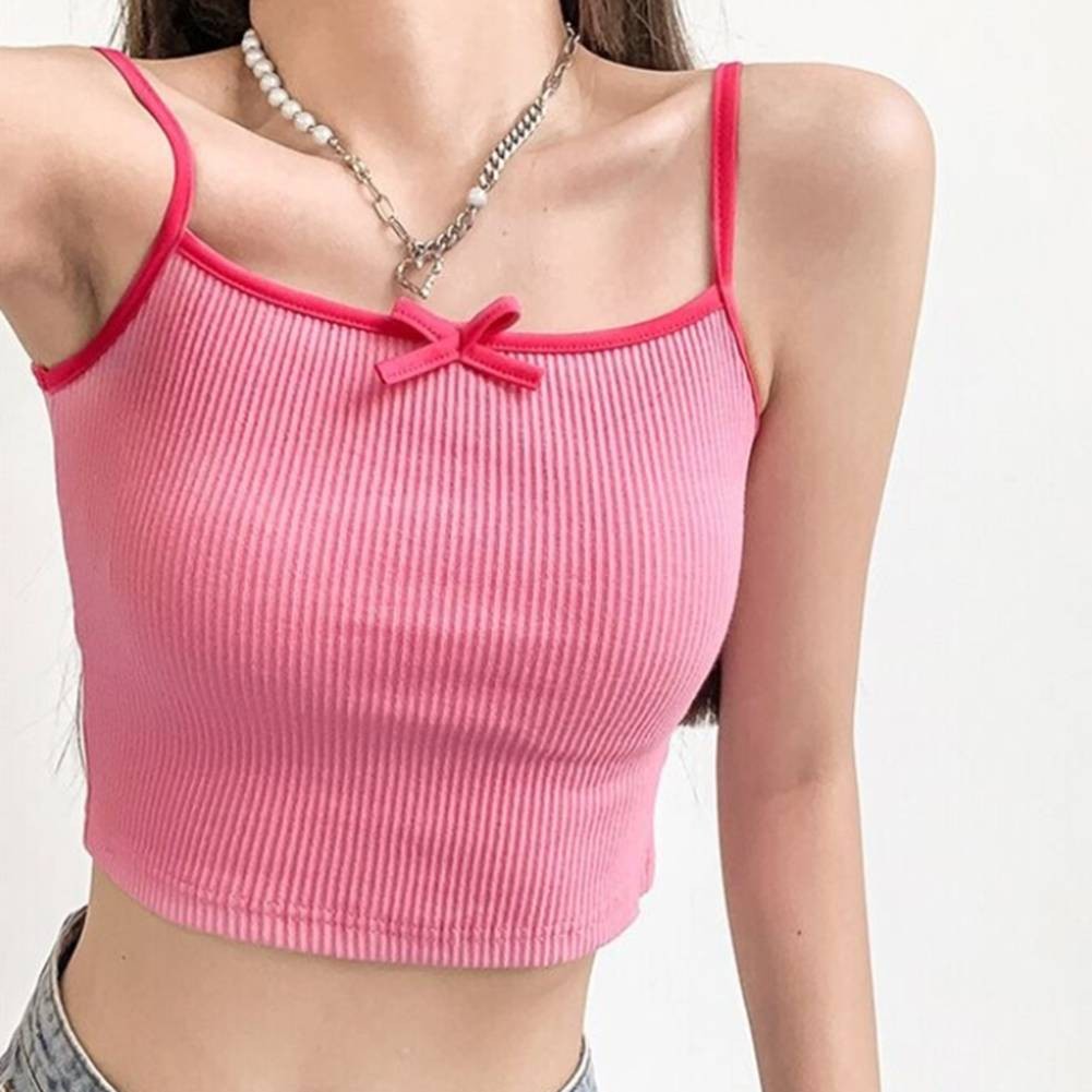 Effortless Summer Fashion Women's Sleeveless Bow Vests for Every Occasion - Picture 28 of 31