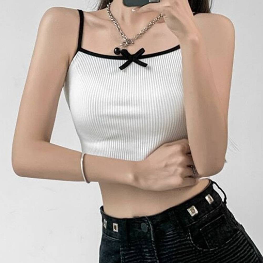 Effortless Summer Fashion Women's Sleeveless Bow Vests for Every Occasion - Picture 16 of 31