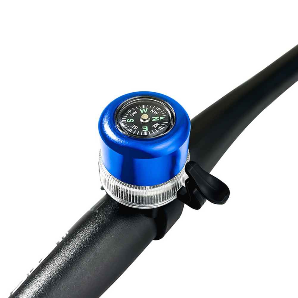 Cloche de vélo légère colorée avec USB rechargeable et boussole pour enfant - Photo 17/17