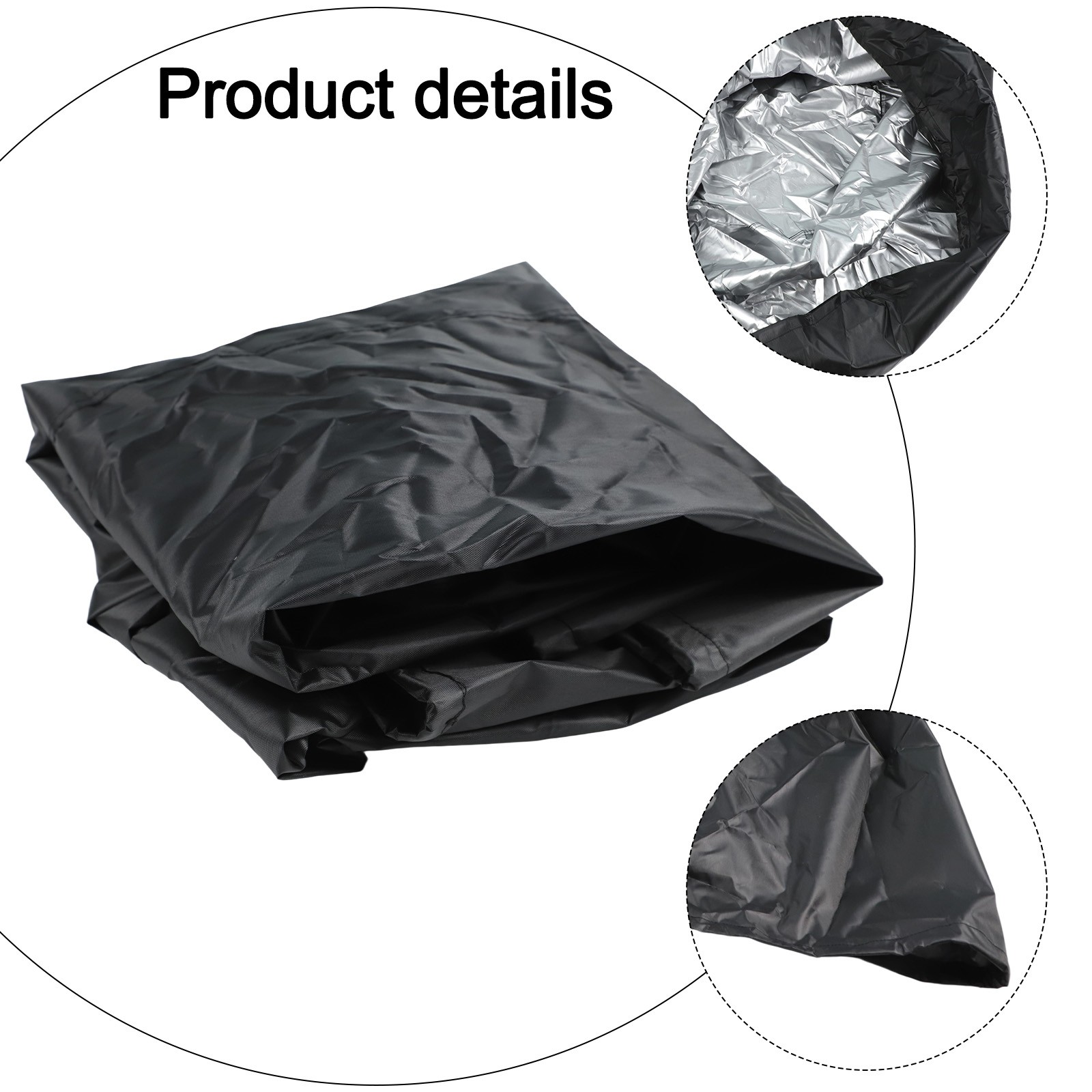Outdoor Fire Stove Cover 70x70cm Waterproof Oxford PVC Coated Polyester