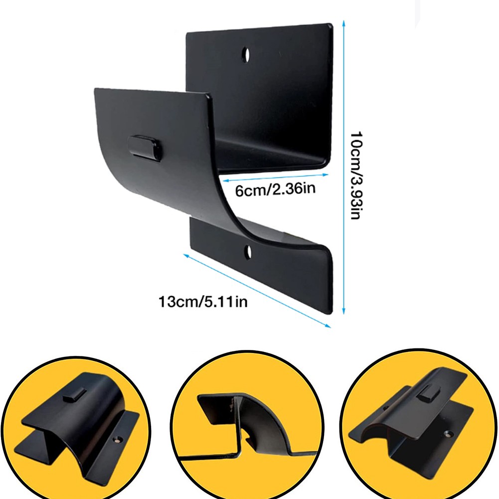 HEAVY DUTY WALL MOUNT LADDER HANGER STORAGE RACK FOR LADDERS AND WHEELBARROWS - Picture 16 of 24