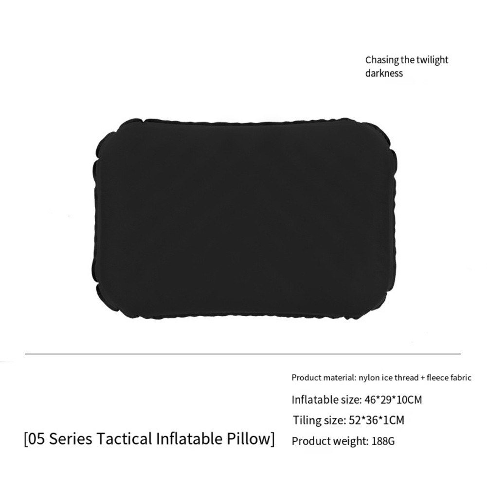 Almohada Inflable Doble Uso para Camping Almohada con Tela de Seda Hielo 188g - Imagen 16 de 17
