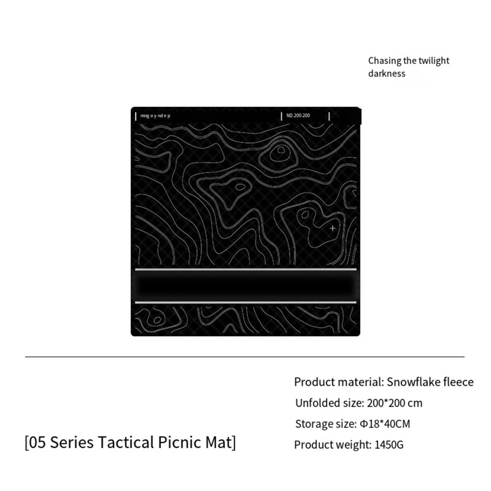 Outdoor Picnic Blanket with Soft Velvet Fabric for Comfortable Relaxation