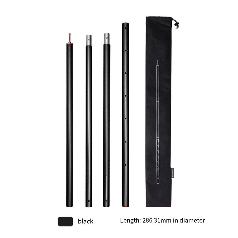 Adjustable For tarp Poles 31MM Aluminum Alloy Set of 4 for Outdoor Use