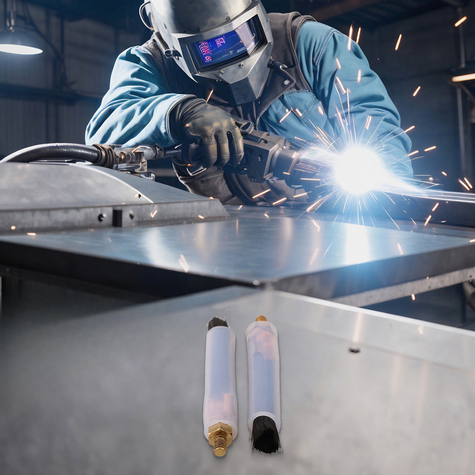 Innovative Design For Welding Cleaner Brushes Fit Tight Corners Easily
