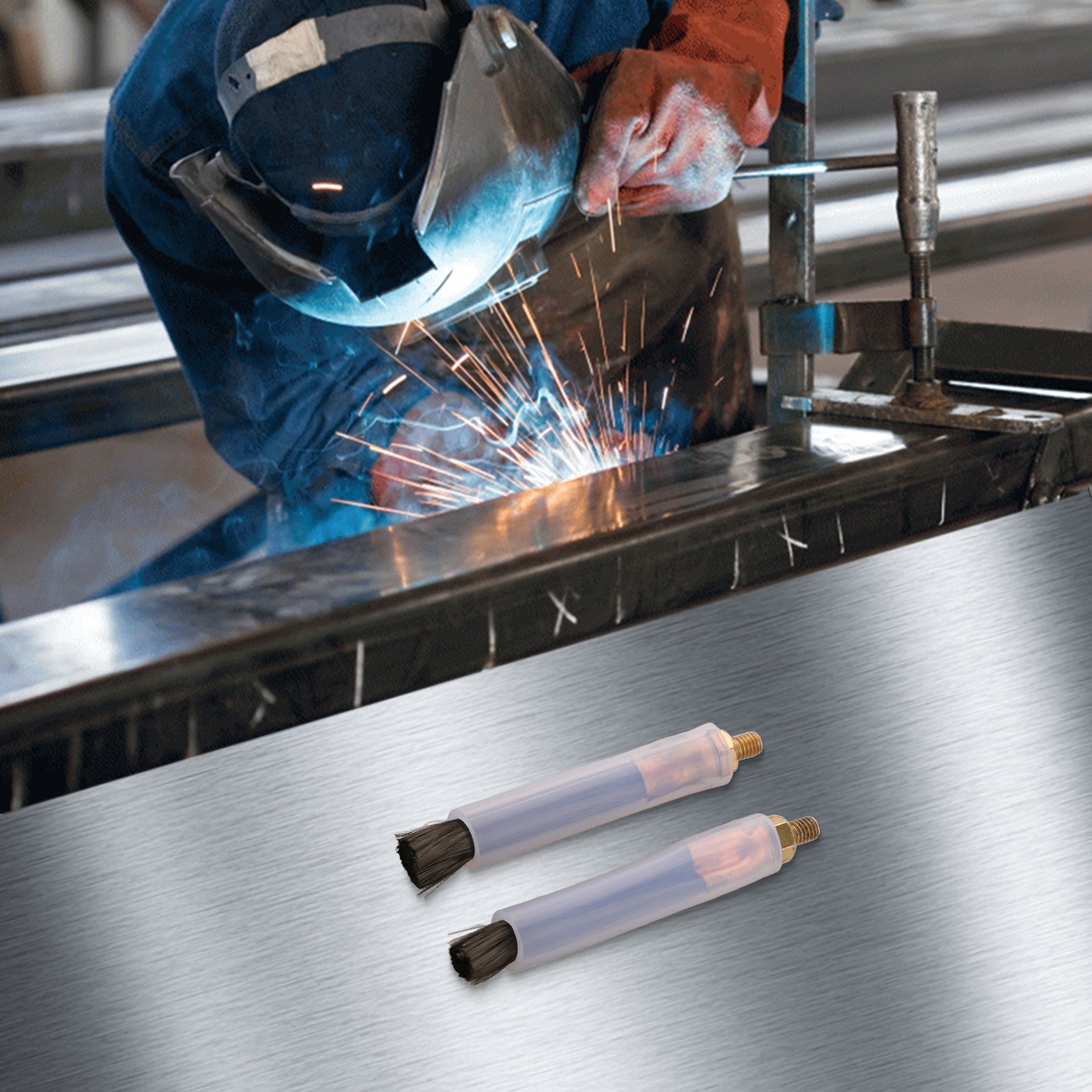 Innovative Design For Welding Cleaner Brushes Fit Tight Corners Easily