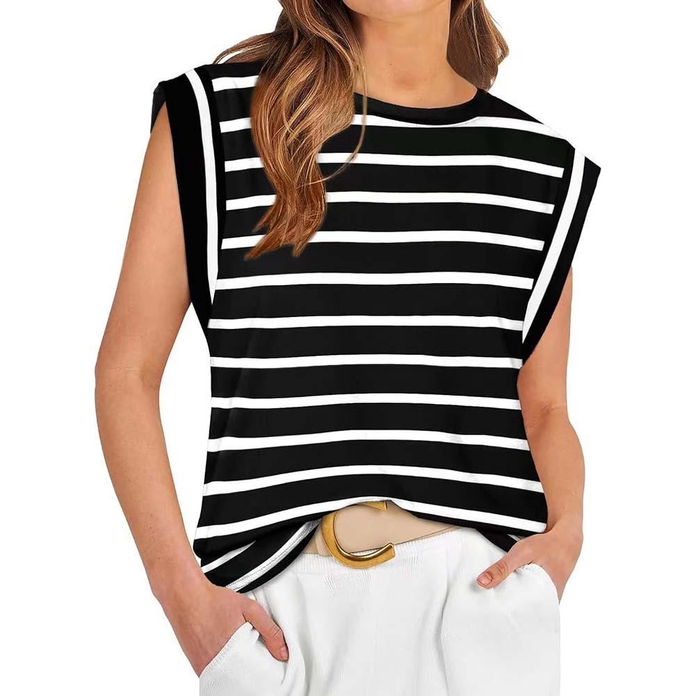 Elegant Round Neck Vest for Women Comfortable Sleeveless Style for Any Occasion - Picture 13 of 17