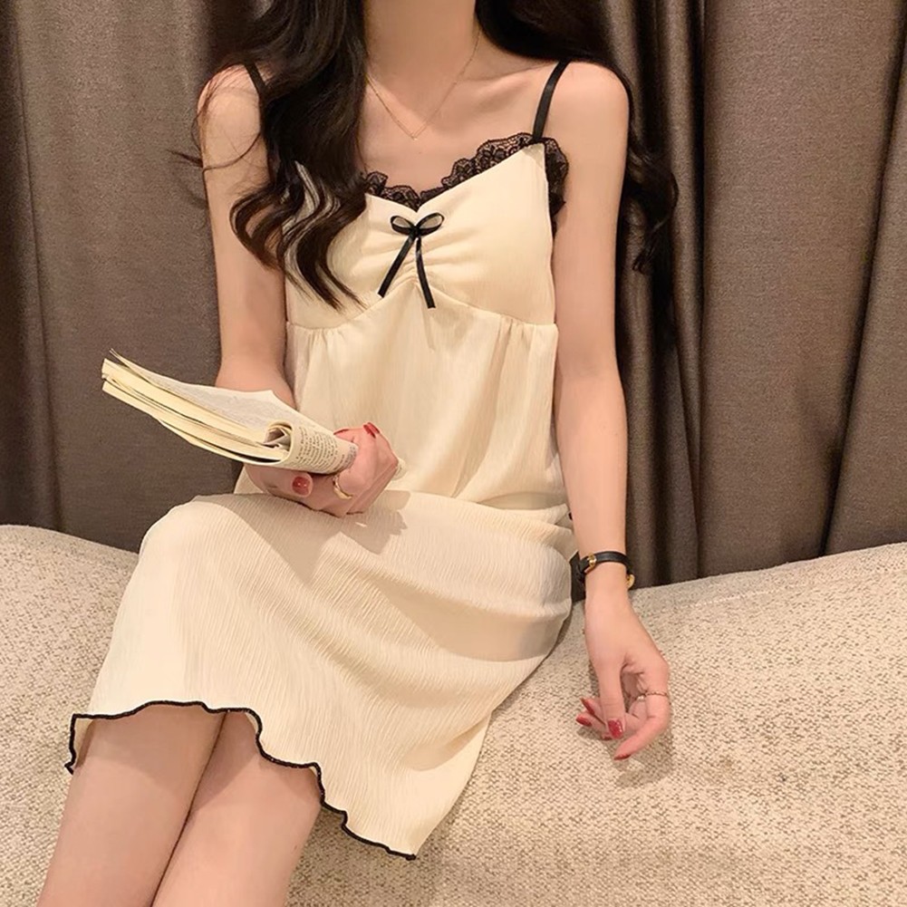 Short Sleeved Nightgown for Women Minimalist Style for Home Relaxation - Picture 13 of 17