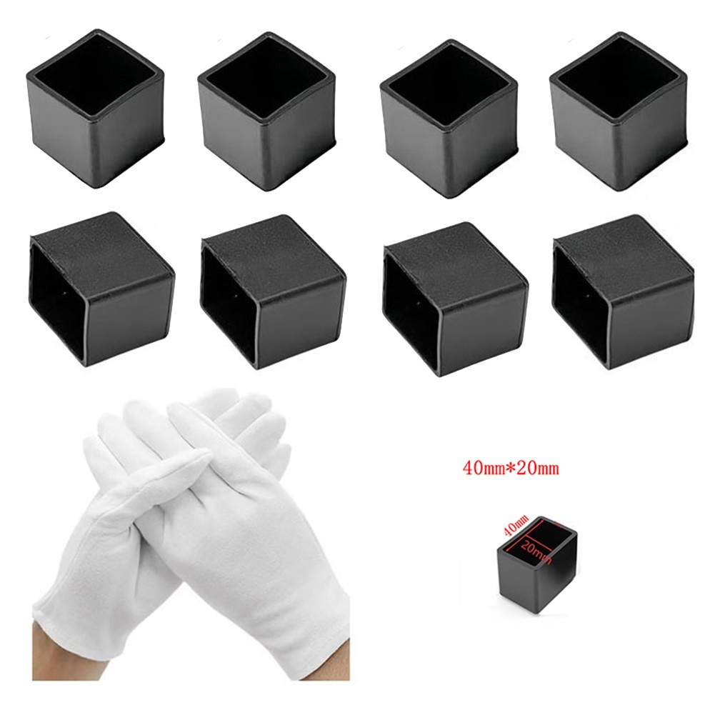 8 Stück Dach Endkappen Pack mit Handschuhen für Sicherheit und Windlärmreduzi - Picture 18 of 20