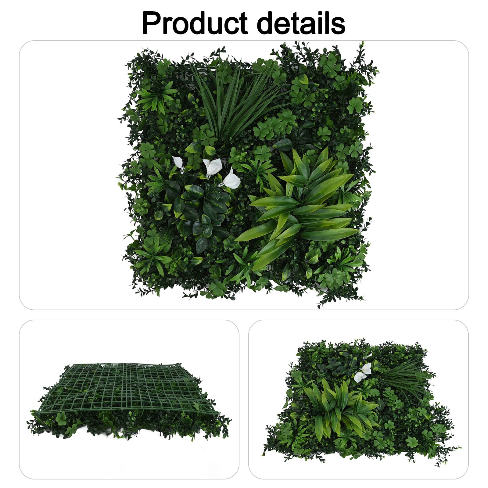Easy Installation Reboundable Artificial Plant Wall Panels Indoor Outdoor - Picture 33 of 53