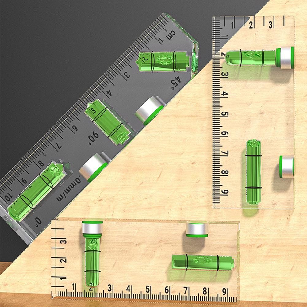 Transparent Mini Level Ruler for Accurate 45 Degree and Vertical Measuring - Picture 17 of 25