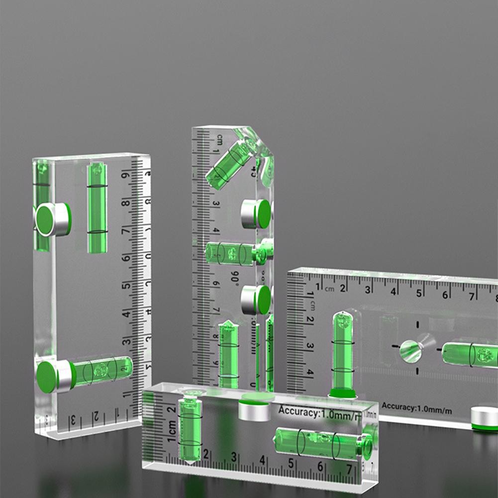 Transparent Mini Level Ruler for Accurate 45 Degree and Vertical Measuring - Picture 23 of 25