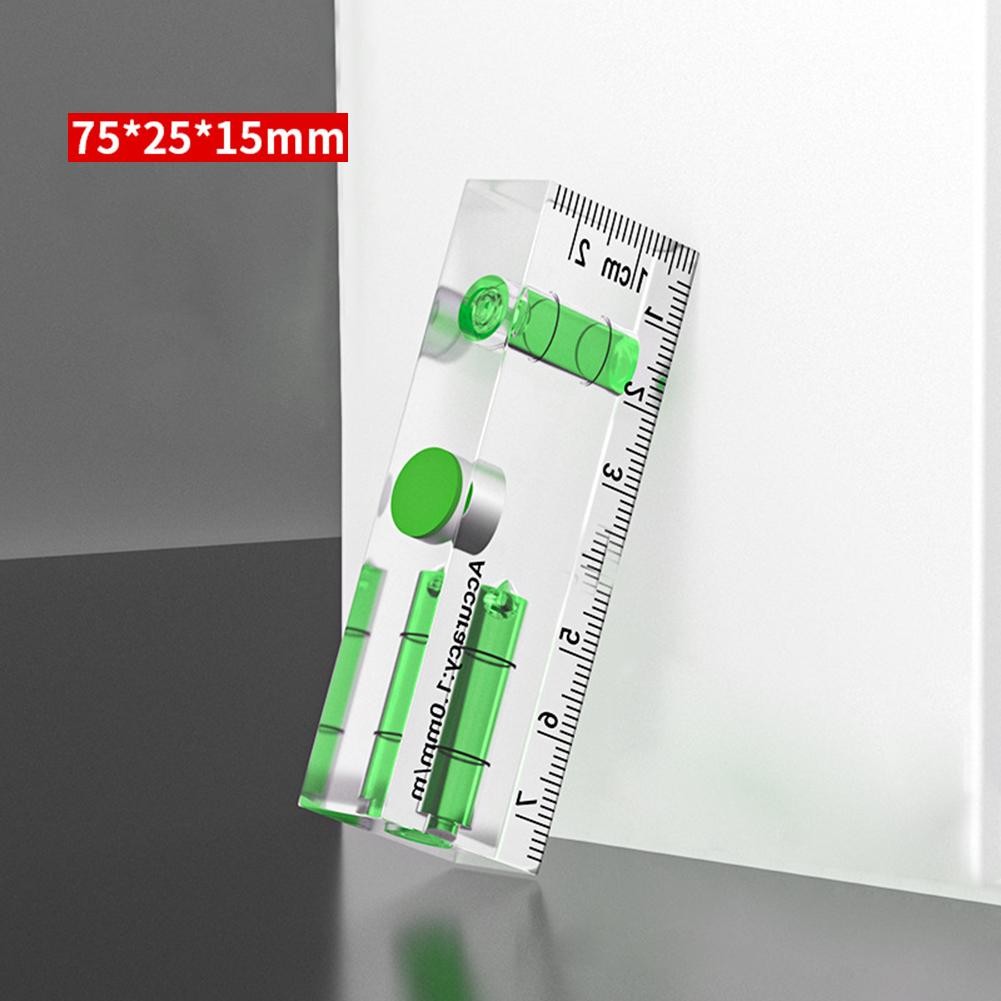 Transparent Mini Level Ruler for Accurate 45 Degree and Vertical Measuring - Picture 13 of 25