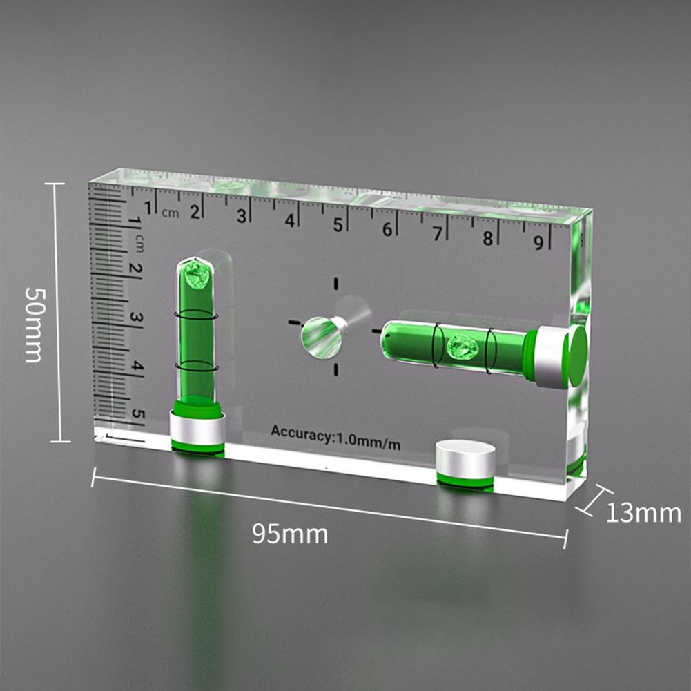 Transparent Mini Level Ruler for Accurate 45 Degree and Vertical Measuring - Picture 16 of 25