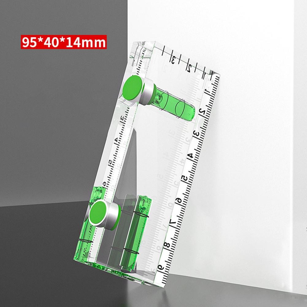 Transparent Mini Level Ruler for Accurate 45 Degree and Vertical Measuring - Picture 21 of 25