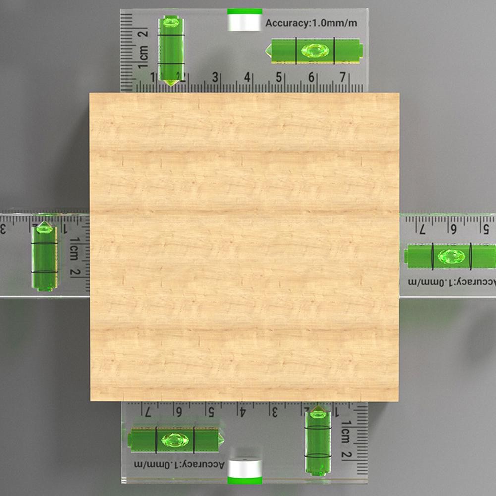 Transparent Mini Level Ruler for Accurate 45 Degree and Vertical Measuring - Picture 15 of 25