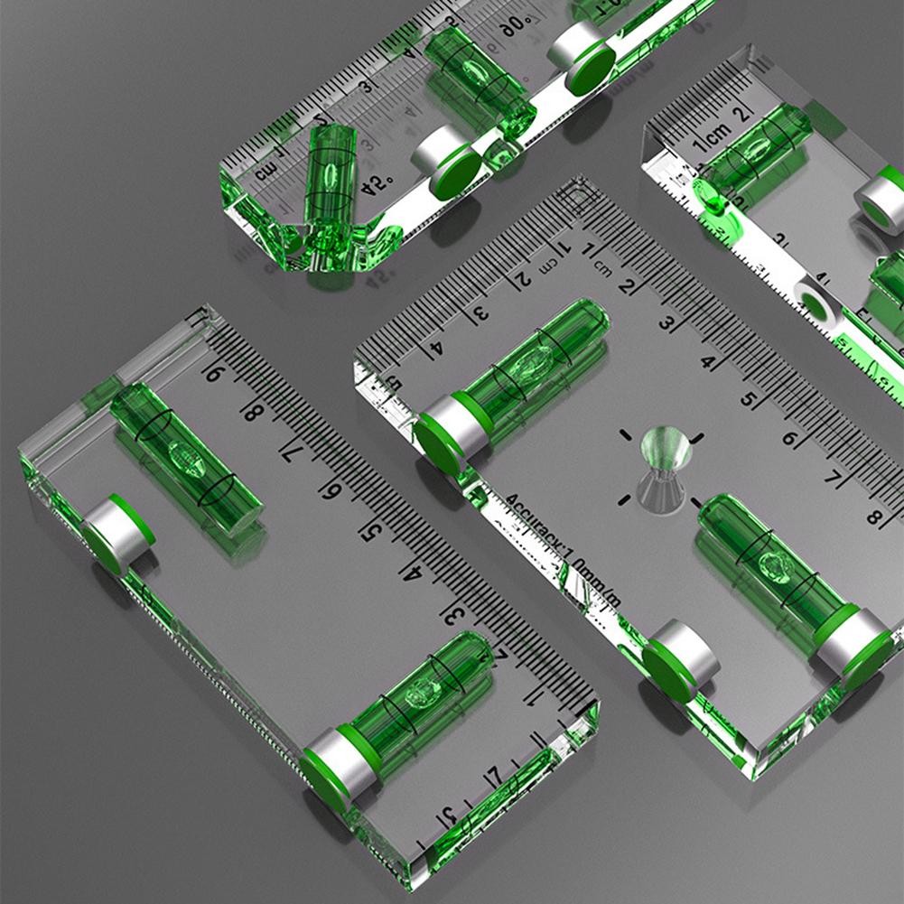 Transparent Mini Level Ruler for Accurate 45 Degree and Vertical Measuring - Picture 24 of 25