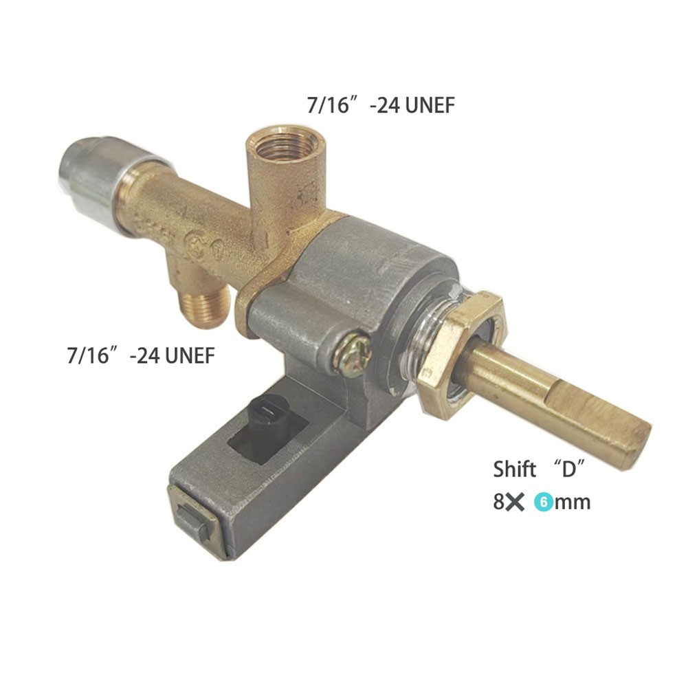Patio Heater Gas Control Valve with Piezo Ignition Device for Outdoor Use