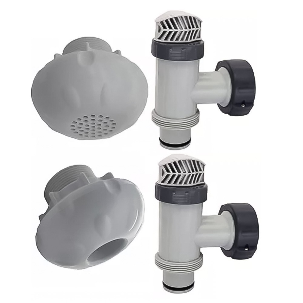 Plunger Valve for Above Ground Pools Supporting Saltwater Chlorinators