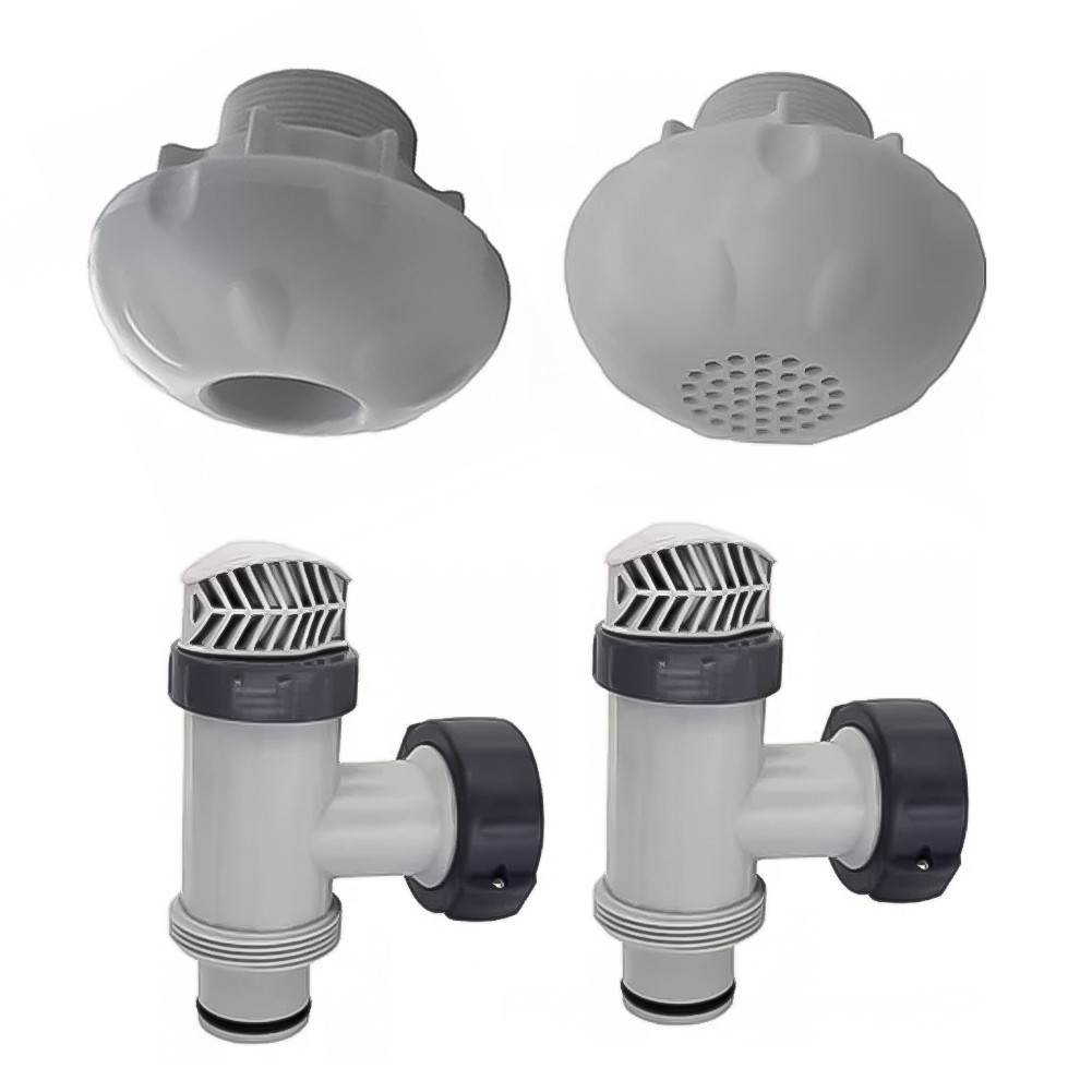 Plunger Valve for Above Ground Pools Supporting Saltwater Chlorinators