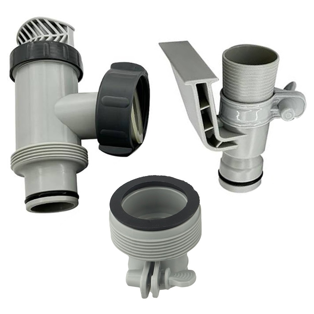 Complete Replacement Kit Hose Adapter & Plunger Valve for Above Ground Pools
