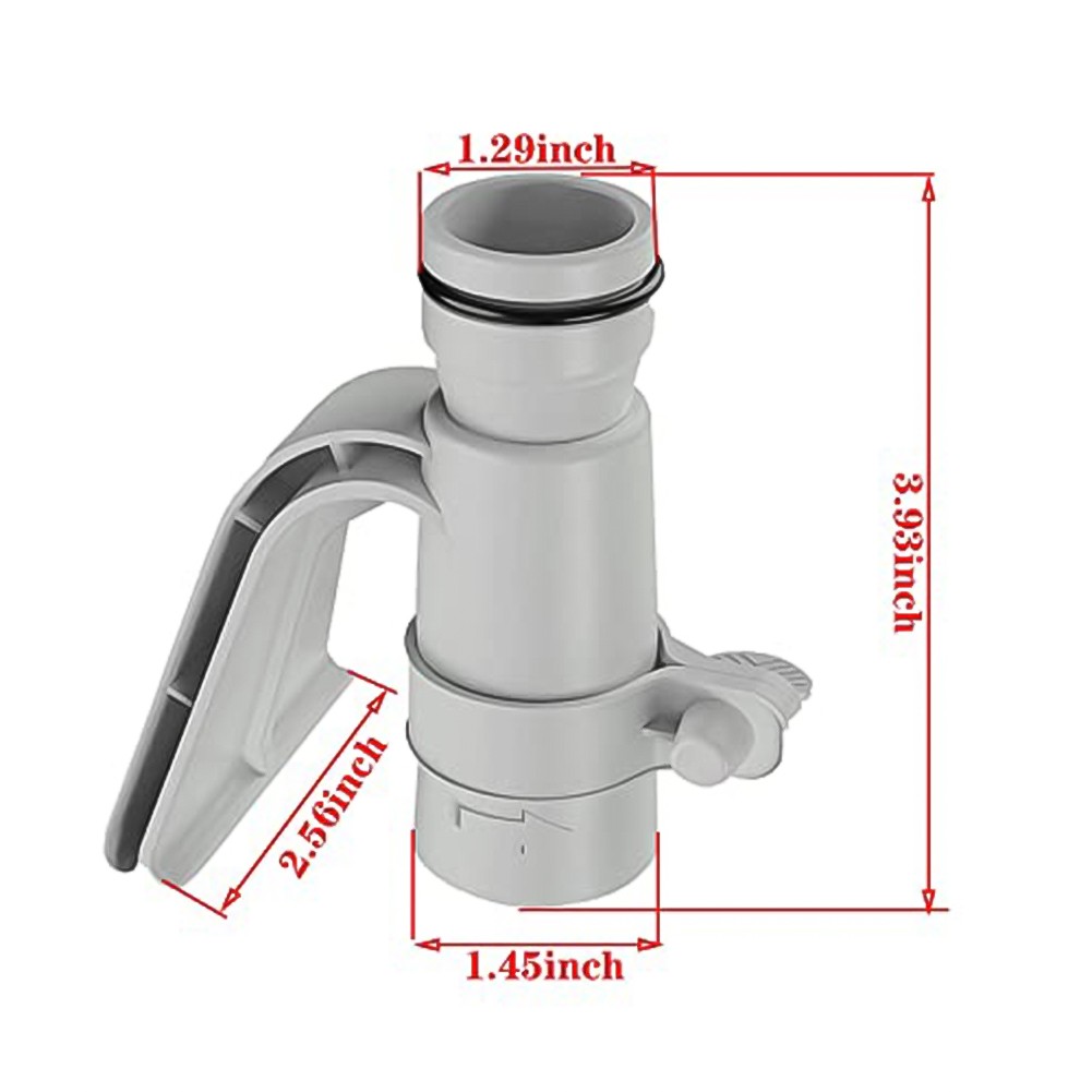 Complete Replacement Kit Hose Adapter & Plunger Valve for Above Ground Pools