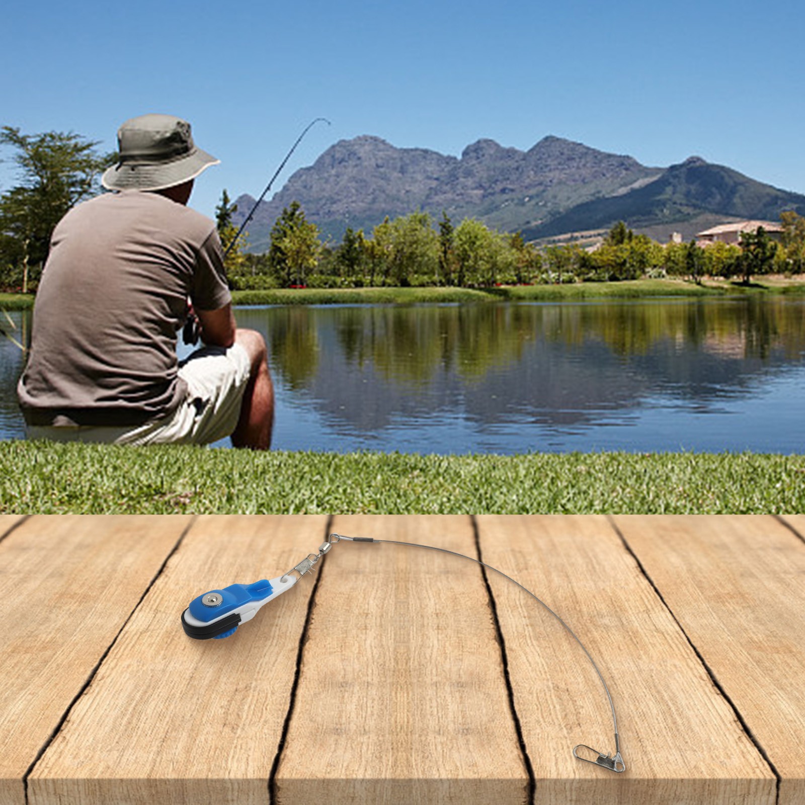Heavy-Duty Adaptable Tension Downrigger Outrigger Trolling Release Clip For-Boat