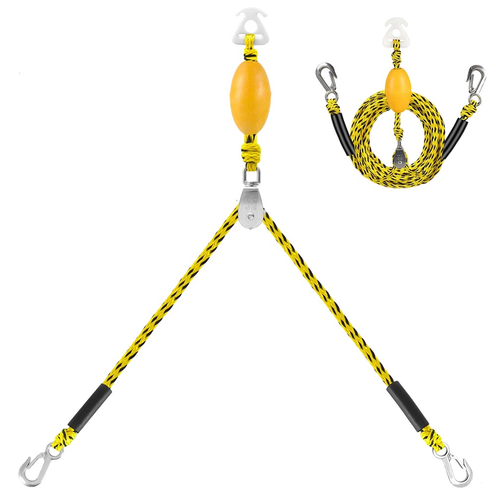360 Degree Rotating Boat Tow Rope 17FT for Safe Water Sports Activities - Picture 24 of 28