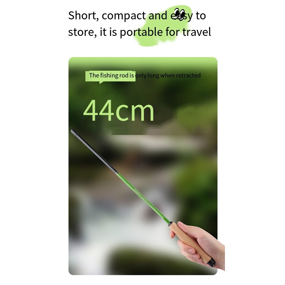 Compact Lightweight Fishing Rod with High Sensitivity for Better Catch