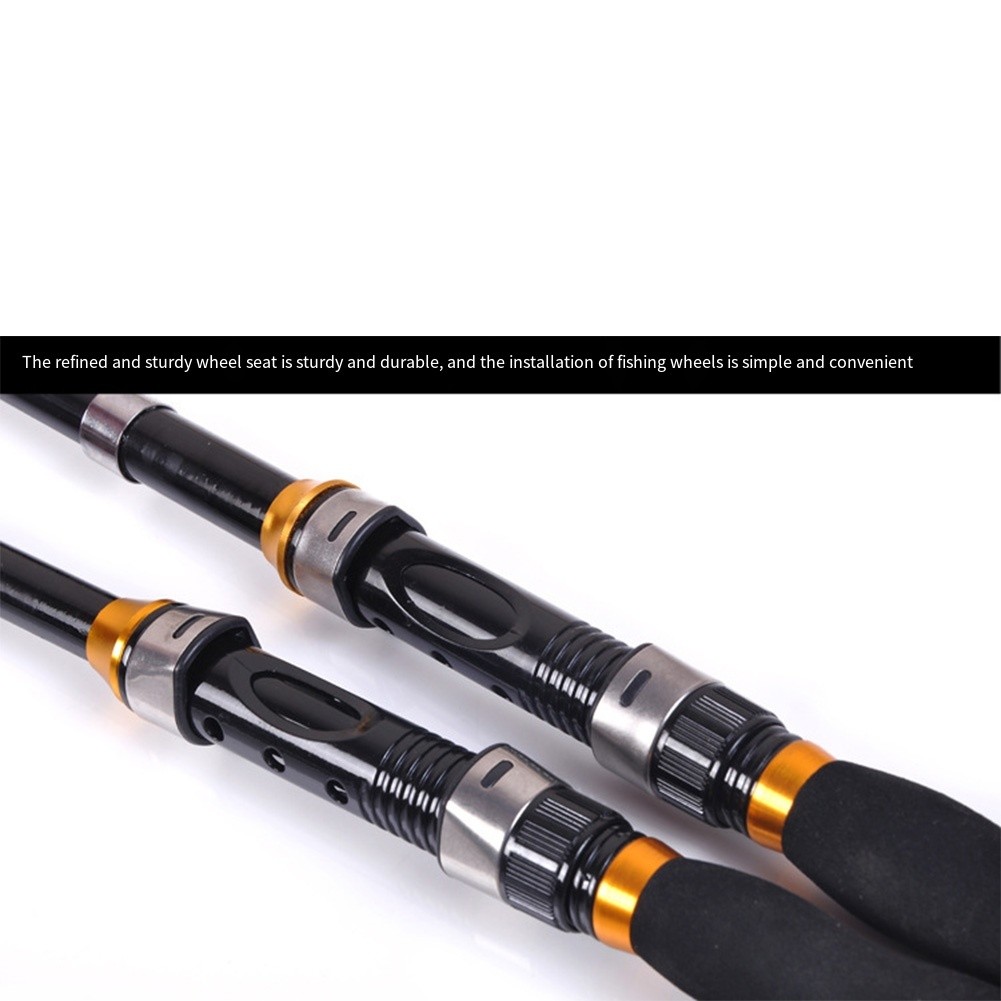 Complete Fishing Solution with Telescopic Rod and Smooth Operating Reel