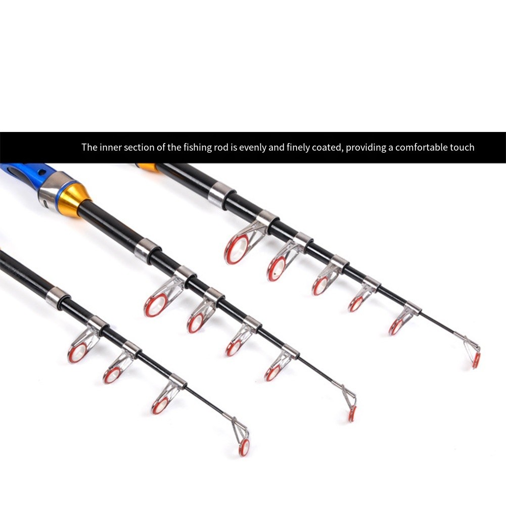 Complete Fishing Solution with Telescopic Rod and Smooth Operating Reel