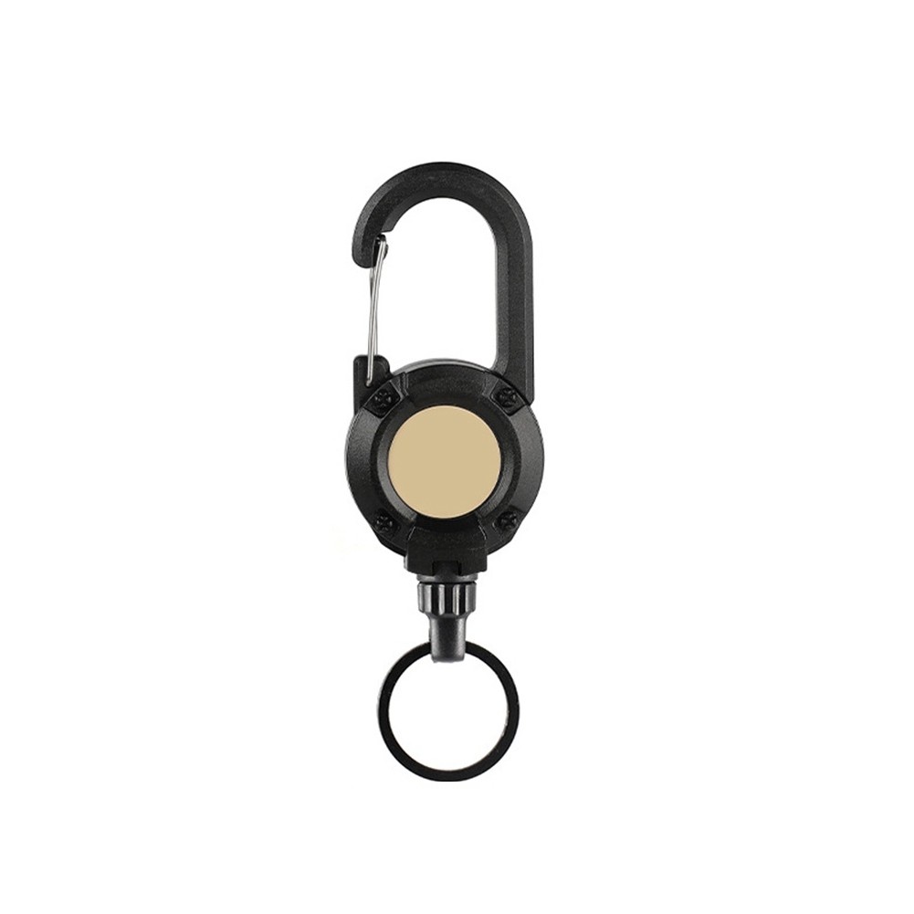 Efficient Key Management with 60cm Retractable Keychain and Robust Spring Hook