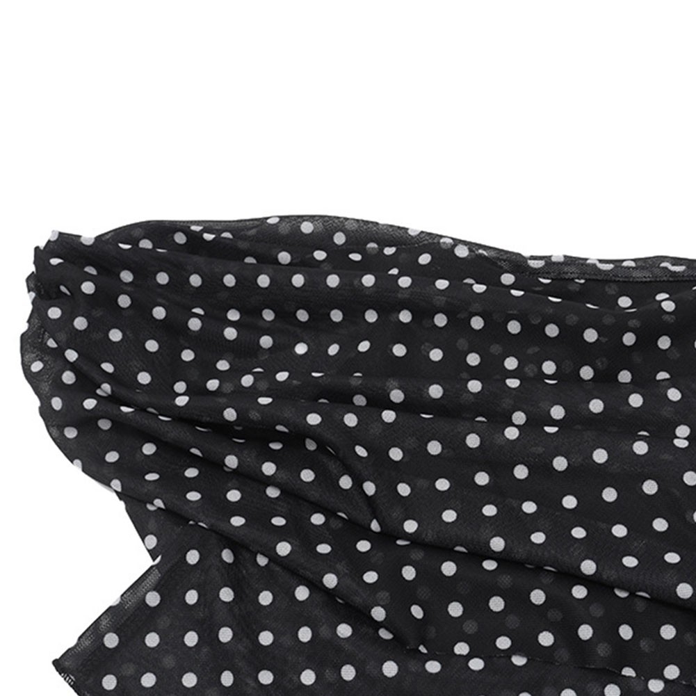 Unique Women Off Shoulder Polka Dot Vest with Irregular Style for Summer Look - Picture 22 of 27