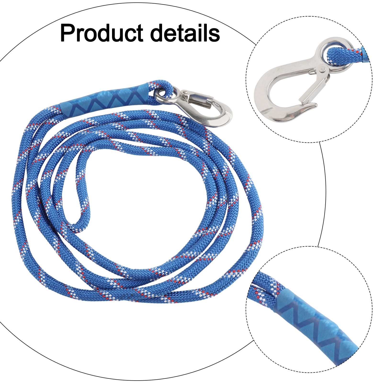 Quick Installation Swing Attachment Ropes Carabiner Rope High-strength Polyester - Picture 15 of 28