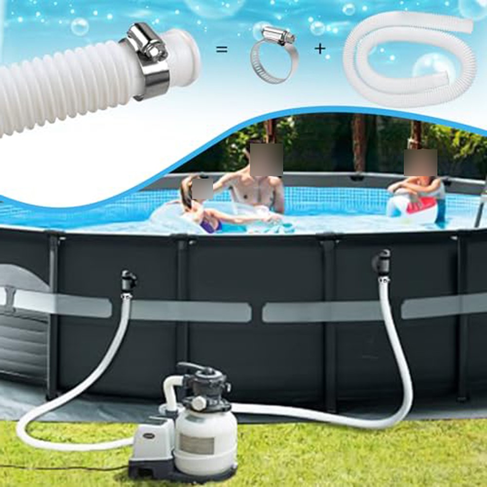32 mm For Pool Hose with Leak Proof Installation Stainless Steel Clips